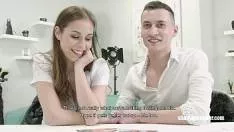 في صب XXX الجنس مع صديقها والمنتج